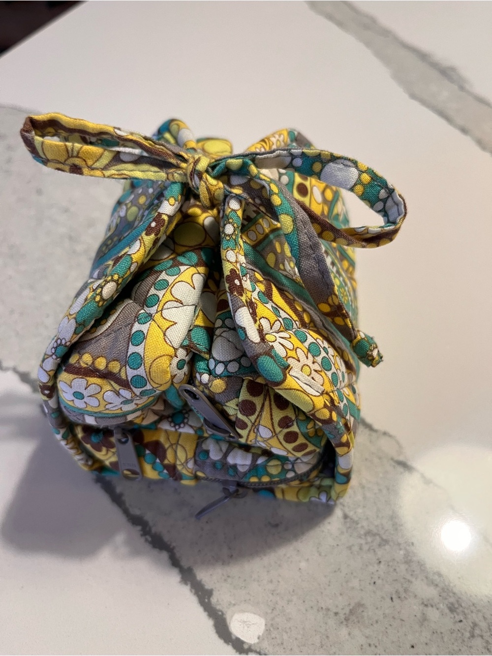 Vera Bradley Quilted Floral/Paisley jewelry Bag
